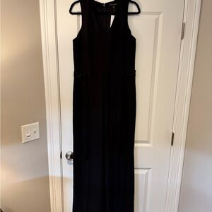 Banana Republic Black Sleeveless V-Neck Jump Suit